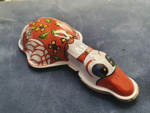 Blechspielzeug knack ente - 4x,
