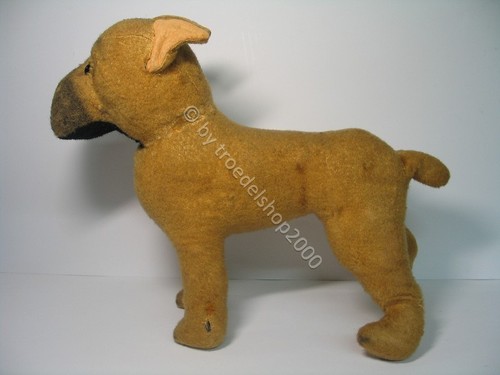 128 altes stofftier - altes, hund